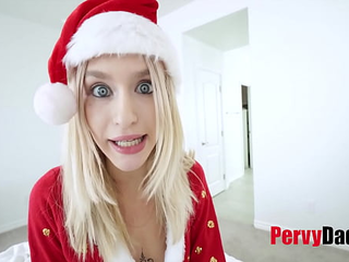 Christmas Anal Party With Teen Stepdaughter- Emma Roise